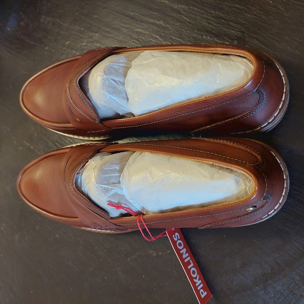 NEW! Pikolinos Wms Aldaya Leather Loafers W8J-3541 Cuero EU 42/US 11.5-12 $185 - Picture 11 of 14
